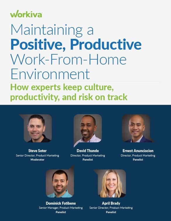 Maintaining a Positive, Productive Work-From-Home-Presentation infographic cover