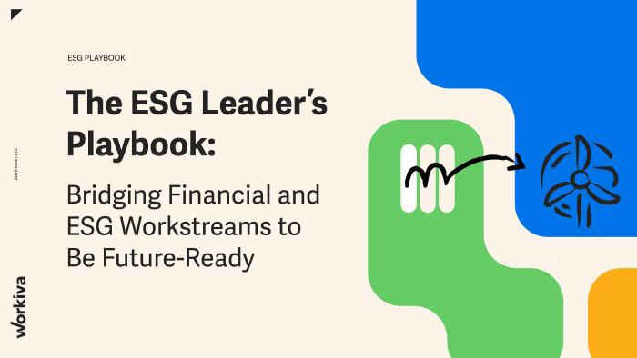An ESG reporting playbook for bridging ESG and financial reporting work streams