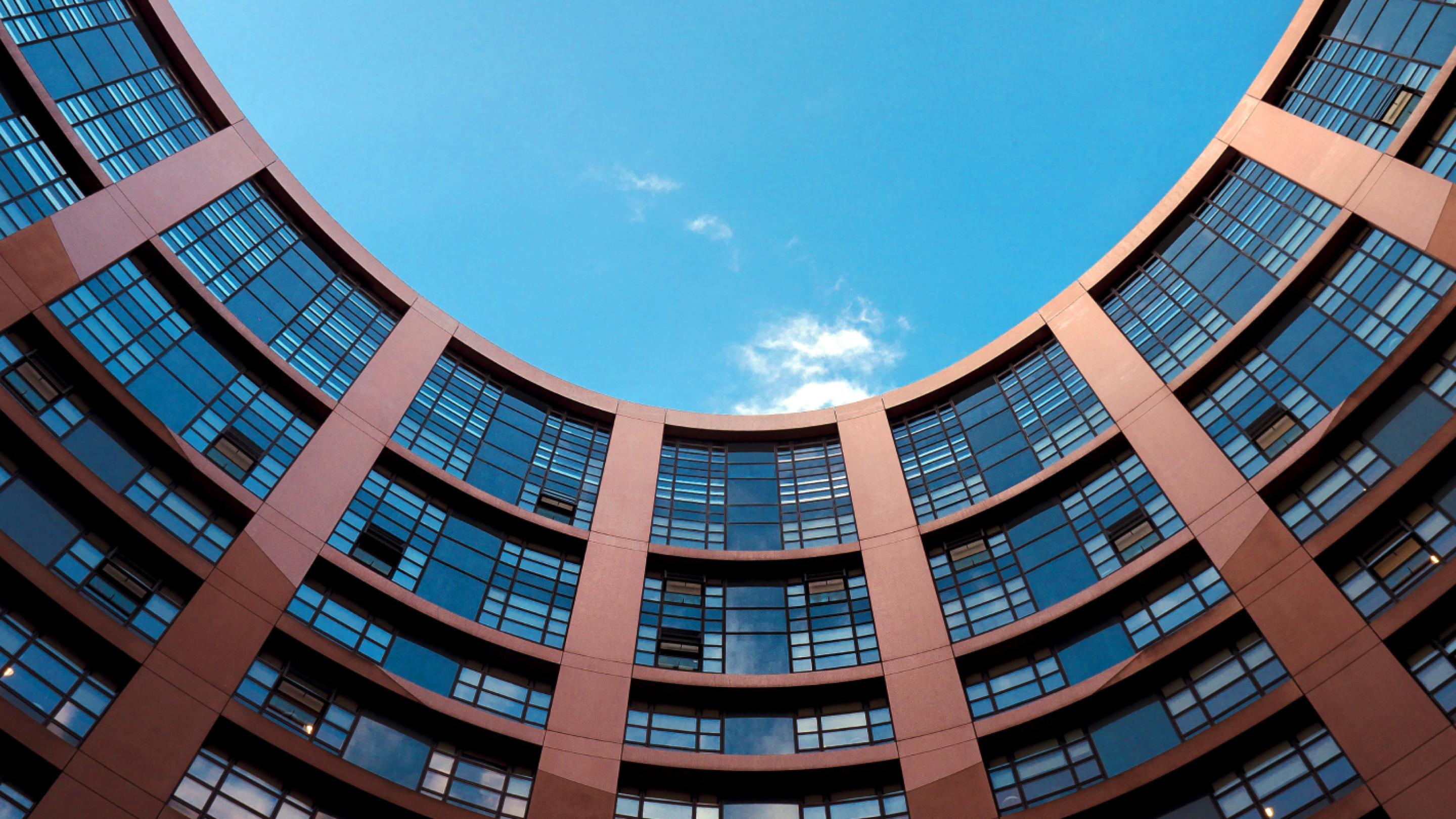 Inner courtyard of the European Parliament building