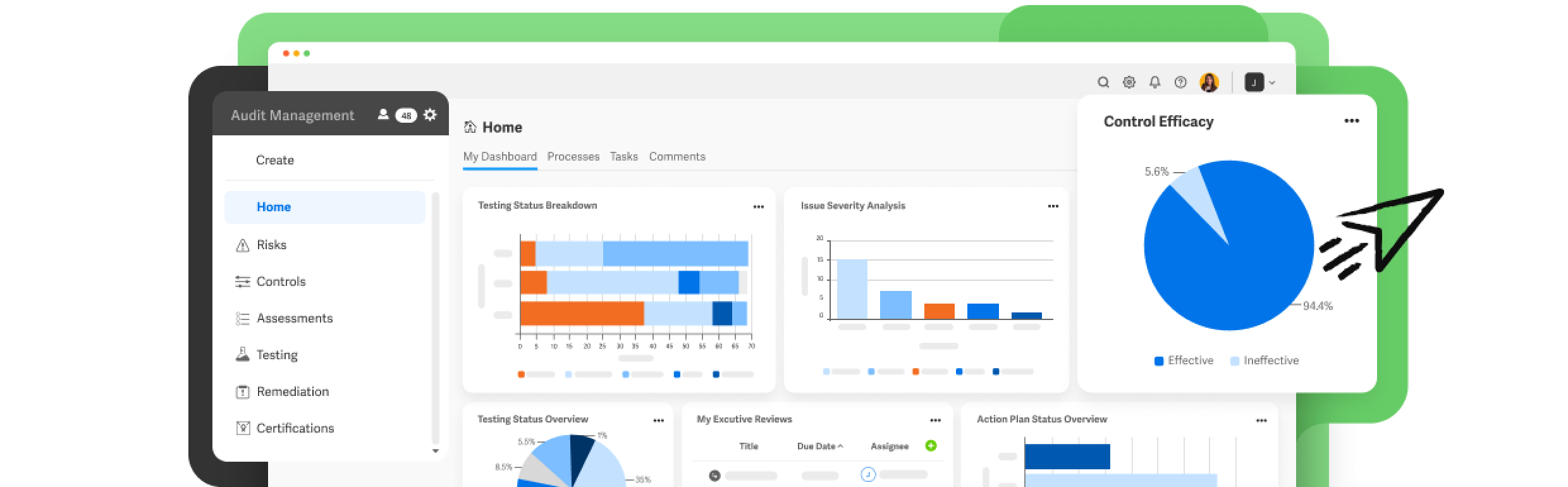 view of the Workiva audit management platform