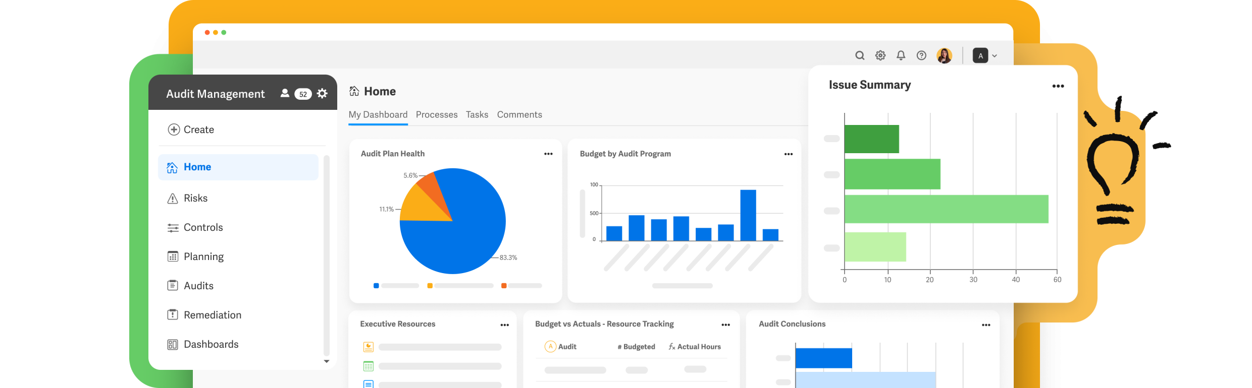Workiva Internal Audit Management Platform Graphic