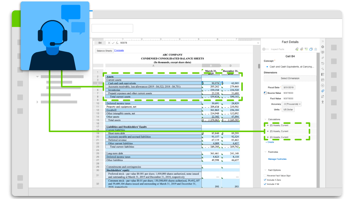 xbrl detail tagging support